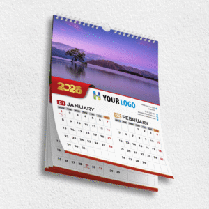 Personalised A3 Wiro-Bound Wall Calendar, 7 Pages