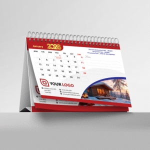 A5 Landscape Desk Calendar